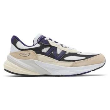 New Balance 990v6 Baskets Made in USA Blanc Cassé et Mauve US 9