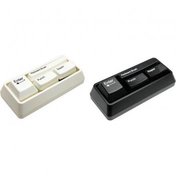 Papeterie Élite Noire : Clavier, Brosse & Perforateur