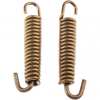 2x Universal Motorbike Muffler Pipe Springs Coil Set