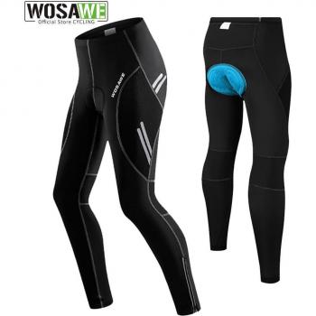 Pantalones ciclísticos WOSAWE para hombres – protección Gel, diseño MTB