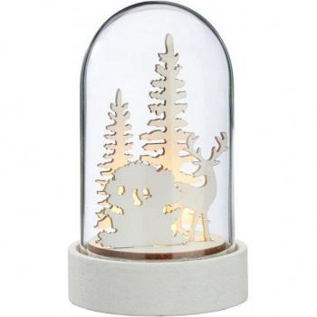 CEPEWA Rentier Weihnachtsfigur mit LED