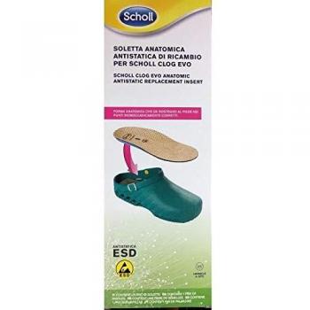 Scholl Clog Evo Insole Antistatica Taupe Taglia 43