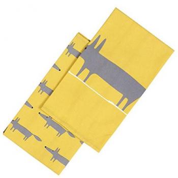 Scion Yellow Fox Duo Kitchen Towels