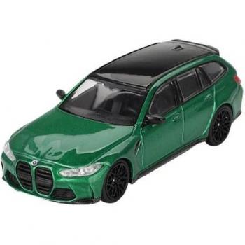 BMW M3 Competition Isle of Man Green Metallic 1/64 Mini GT Exclusive Left Handed