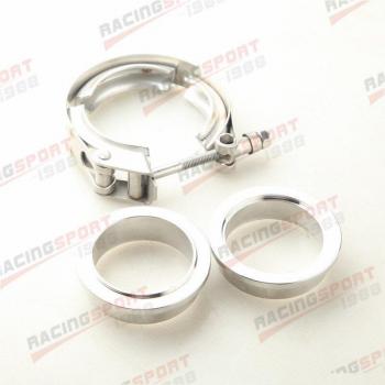 2.75 304SS V-Band Clamp and Flange Kit for Turbo Applications