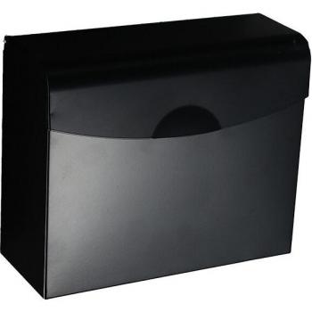 Porte-Papier Noir en Aluminium – Compact et Roulant