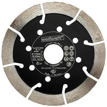 Disque de diamant Wolfcraft 8372000, Ø115 mm, 13 segments, mode expert