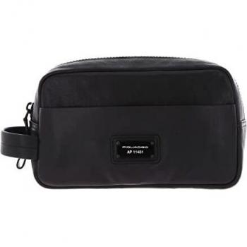 Piquadro AC5766AP‑N – Étui Compact Noir