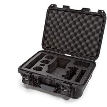 Nanuk DJI Drone wasserdichte Harthülle mit custom Schaumstoff-Füllung für DJI Mavic 2 Pro/Zoom – Schwarz
