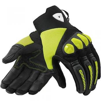 Guantes REV'IT! Speedart Air Negro-Amarillo Neón