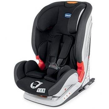 Youniverse Fix Isofix Seggiolino Auto per Bambini 1‑12 anni – Nero
