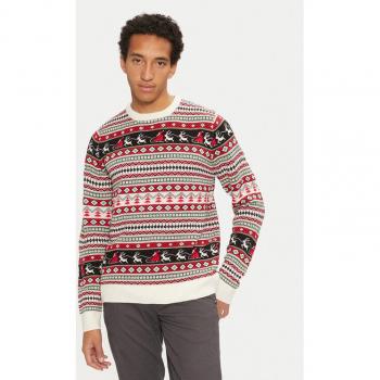 Brave Soul XL Fairisle Patterned Crew Neck Jumper
