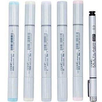 Copic Sketch 6 Piece Blending Basics Set