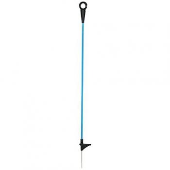 Pali en fibre de verre Premium BLEU pour clôture électrique, 110 cm, isolateur à œillet, 1 pointe, 10 pièces