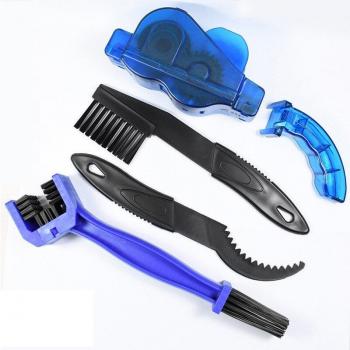 10 PCS Bike Chain Cleaning Kit: Brushes & Accessories for Bicycle Care