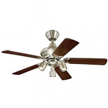 Westinghouse Lighting Kingston Lampadario Ventilatore GU10, Grigio