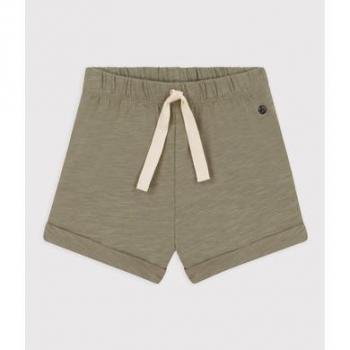 Petit Bateau Sweatshorts in Olivengrün