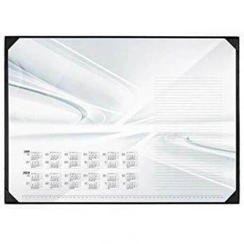 Durable Bright Curves 731415 Desk Mat with Calendar