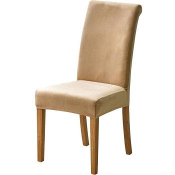 Housse de Chaise Élastique Grande Dame Beige