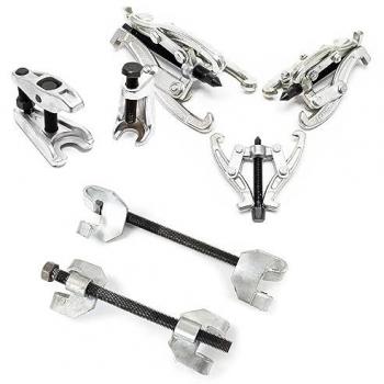 Set automobile XPOtool 7 pièces : Tendeur, Extracteur, Rotule et Compresseur