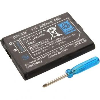 2000mAh 3.7V Replacement Battery for Nintendo 3DS CTR-003
