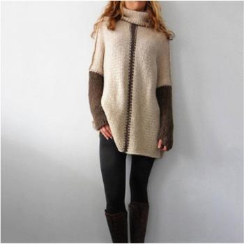 Winter Warmth Pregnant Women's Turtleneck