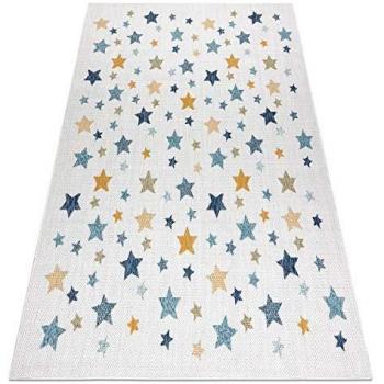 Ecru & Navy Sailor’s Dream Sisal Rug – 180x270cm