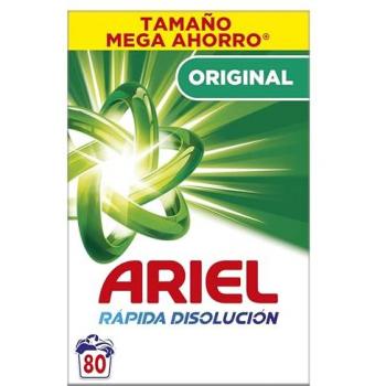 Ariel Detergente En Polvo Original 80 Lavados Plus
