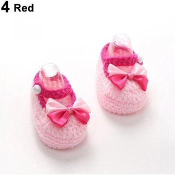 Infant Toddler Knitted Crochet Socks