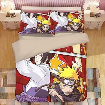 GÜNDEZHENG Naruto Quilt Set – Kinder & Erwachsene Deko