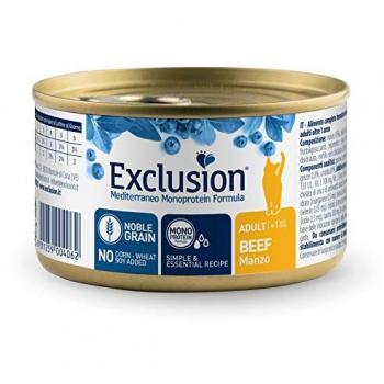 Exclusion Mediterraneo Monoprotein Noble Grain Cibo Umido Manzo Per Gatti Adulti 85g Dorado Dorado