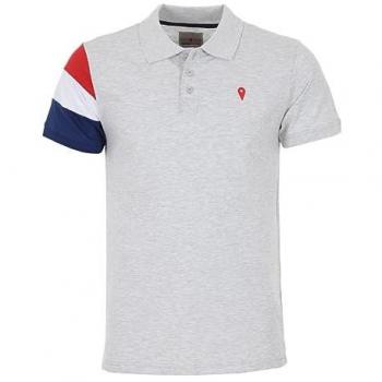 Polo Da Uomo Degre Celsius Manica Corta Ecicolor Grigio