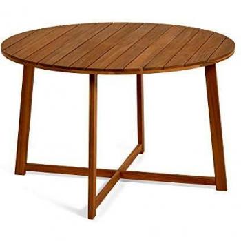 Table Jardin Ronde – Acacia Massif, Ø 120 cm, Éco‑FSC