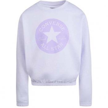 Sudadera de Manga Larga Converse Lila