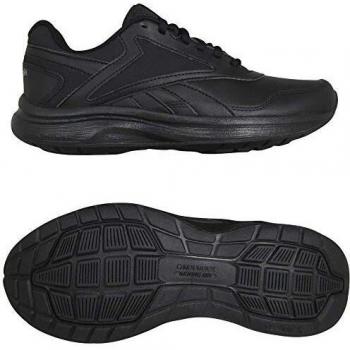 Reebok Damen Walk Ultra 7 DMX Max Laufschuh, Schwarz/Kaltgrau 5/Collegiate Royal, 42.5 EU