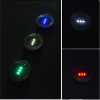 Lumière de Jardin Solaire 3LED avec 5 Couleurs