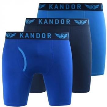 Trunken Blue Boxer Bundle (Men's 3-Piece) – M