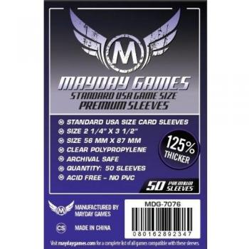 Mayday: 50 Top-Tier Game Card Sleeves (Purple)