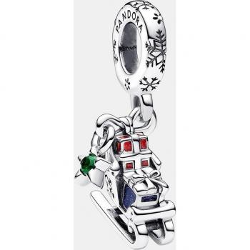Pandora 2023 Silver Christmas Sleigh Charm