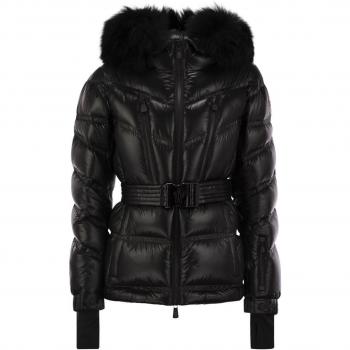 Moncler Quilted Down Jacket in Black for Women, Size XS