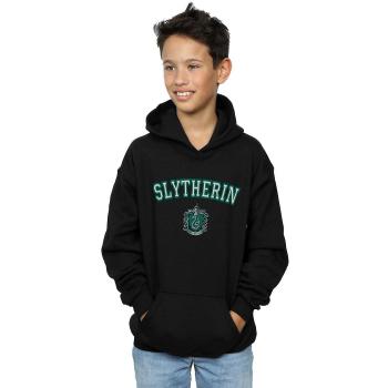 Sudadera Slytherin para niños con capucha negra