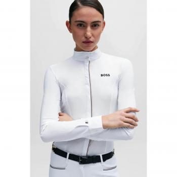 Boss Equestrian Turnierbluse L White Emma FS 2024