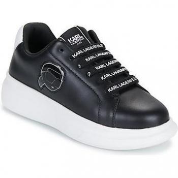 Baskets basses Karl Lagerfeld Z30315/09B pour enfants en cuir noir