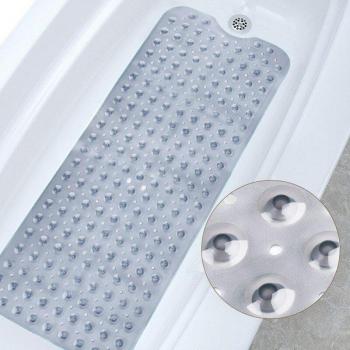 Tapete antideslizante para bañera 100cm x 40cm PVC con ventosas