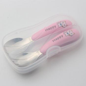 304 Edelstahl Löffel für Babys mit sicherem, umweltfreundlichem Griff