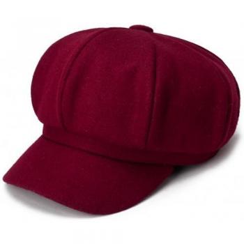 Béret vintage en velours pour femme
