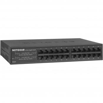 Netgear GS324 Ethernet Gigabit Switch Unmanaged 24 Ports Desktop/Rackmount