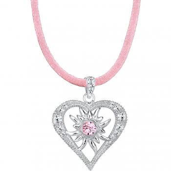 Elli Herz-Edelweiß-Glanz: 925 Silberschmuck für Damen