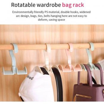 Almacenamiento Rotatorio de Ropa y Bolsos 2U
