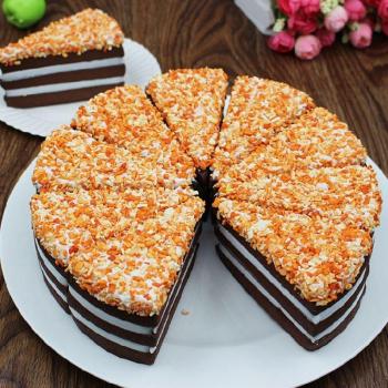 Artificial Triangular Cake Decor
